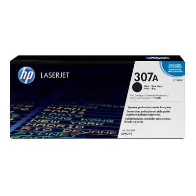 HP 307A (CE740A) - Noir - Original